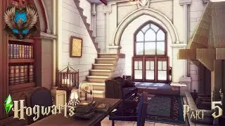 The Sims 4 HOGWARTS 🦅 PART 5 Ravenclaw Common Room | Speed Build | No CC