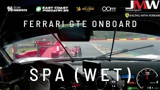 Ferrari 488 GTE Onboard Lap - Spa (WET) ELMS 2022