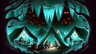 ASMR SCARY STORIES WHY WE LEFT OUR GLAMPING TRIP IN FEAR: SOMETHING LURKED OUTSIDE