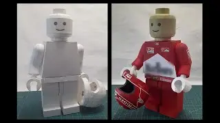 Лего мэн из бумаги| Lego Man| человечек лего из бумаги своими руками