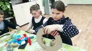 Мастер-класс новогодний венок