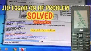 Jio F220b On Of Problem || Hang On Logo Problem Solved Umt dongle