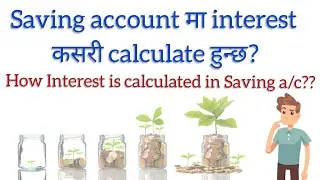 Saving account interest calculation | How to calculate Interest on Saving account