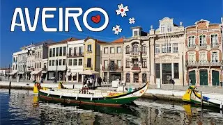 Moliceiro boat ride in Aveiro, Portugal in February 2024