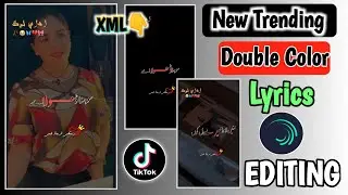 Tiktok New Trend 2023||New Glowing strech text+text Spacing Effect video editing