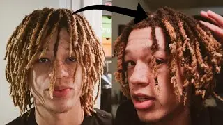 Retwisting/2 stranding 400 dreadlocks!!