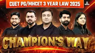 CUET PG/MHCET 3 Year 2025 Champion's Way 👨‍🎓🔥 | CUET PG LLB/MHCET 3 Year 2025 Preparation Strategy