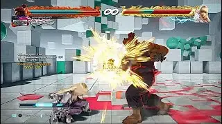 Akuma ''Taking a Trash Off the Ground'' Combo