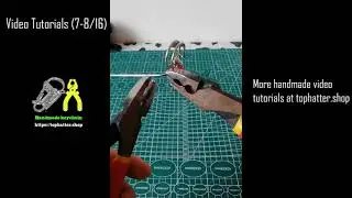 Stainless Steel Wire Handmade Snap Clips Hook Key Chain Video Teaching DIY #shorts（7-8/16）