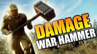 New World - THE BEST Light Armor War Hammer + GREAT AXE PvP Build