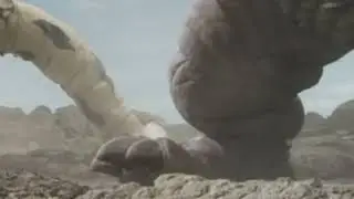 Gomora stomps the ground! (Loop)