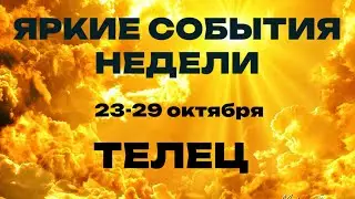 ТЕЛЕЦ 🍀Таро прогноз на неделю (23-29 октября). Расклад от ТАТЬЯНЫ КЛЕВЕР.