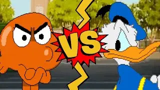 M.U.G.E.N Battles | Darwin Watterson vs Donald Duck | The Amazing World of Gumball vs Disney