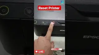 How to Fix Epson L3110 L3210 Printer Red light Blinkking_Reset 