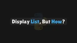 How to Display List Values Using Loops in Python