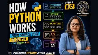 How Python Works: From Source Code to Output | CPython, Bytecode & CPU