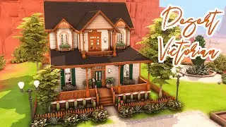 Desert Victorian Home | Sims 4 Strangerville | Speed Build