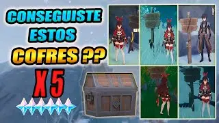 HAS CONSEGUIDO ESTOS 05 COFRES OCULTOS DE ESPINADRAGON?/LOGRA EL 100 % DE EXPLORACION/GENSHIN IMPACT