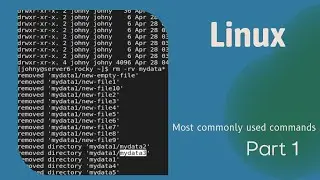 Ep. 2 Using Commonly used commands in Linux part 1.