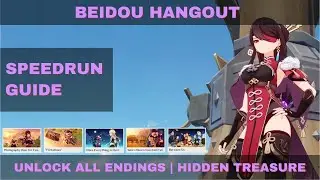 Beidou Hangout Speedrun Guide – Unlock All Endings and Hidden Treasure | Genshin Impact