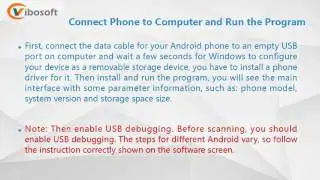 Vibosoft Android Mobile Manager-How to transfer messages from Android to computer