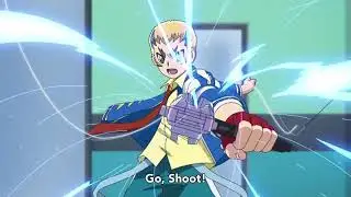 Drum vs hyuga beyblade burst sparking