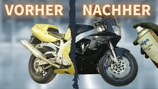 Motorrad mit Sprühdose selber lackieren ANLEITUNG | LACKSTORE