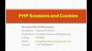 PHP Sessions and Cookies Introduction Part-1