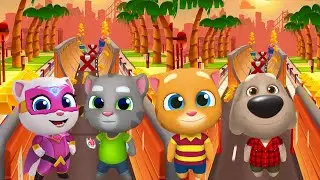 TALKING TOM  GOLD RUN X ORO ALL CHARACTER PART 2 KARMEN QUEEN