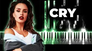 Zivert - CRY караоке, текст, кавер на пианино - Зиверт