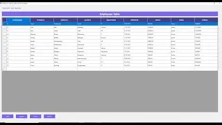 Employee Management System C#, WinForms, PostgreSQL