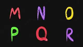 Cartoon Snake Alphabet