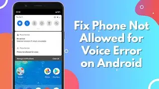 How to Fix Phone Not Allowed for Voice or Phone Not Allowed MM#6 Error | Android Data Recovery