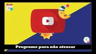 Como programar data e horário de postagem de video no youtube