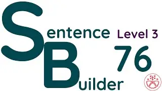 Sentence Builder (Level 3) 76: Make sentences in Japanese instinctively! #learnjapanese