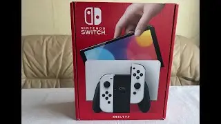 Nintendo switch OLED в 2024 году (распаковка)