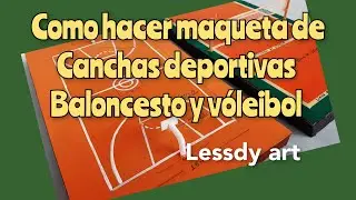 how to make basketball and volleyball courts