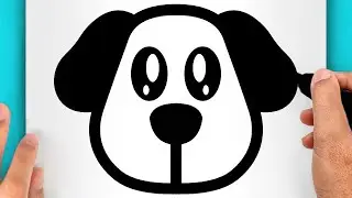DISEGNI FACILI! COME DISEGNARE UN CANE KAWAII (VIDEO DI DISEGNI)