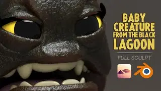 3D Modeling Full Sculpt // Nomad Sculpt // Blender