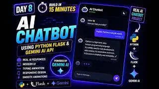 30 Days 30 Projects | Day 8 | Modern AI ChatBot using AI Prompting in 15 minutes