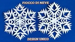 Come fare un Fiocco di Neve di Carta (Creativo e Originale)
