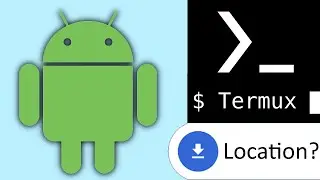 Where does Termux store downloaded files?