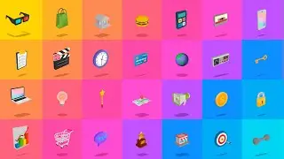 Animated 3D Icons - After Effects Templates