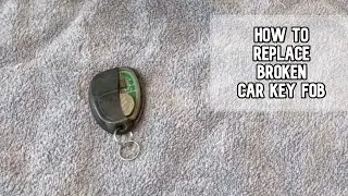 How to replace broken car key fob DIY video #keyfob #chevrolet #impala