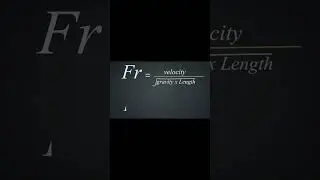 Froude number (Fr) #shorts #tutorial #engineering