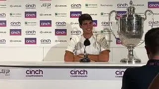 Carlos Alcaraz: Queen’s Full Press Conference After Winning Trophy