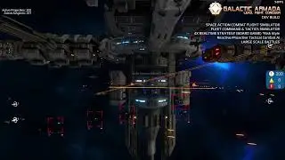 Galactic Armada 200 Ship Stress Test + New Audio Controller & Shields