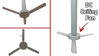 How To Make Ceiling Fan | Homemade DC Ceiling Fan | 12v DC Ceiling Fan