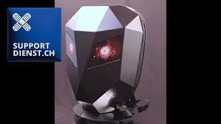 Eye-catcher: hard-shell motorcycle backpack with LED eyes 👀.#backpack #gadget #style #viralvideo