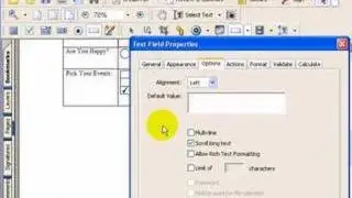 How To Build PDF Forms In Adobe Acrobat 9 of 14